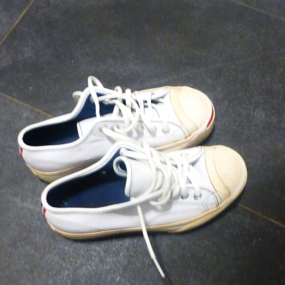 1980's Vintage CONVERSE Running Shoes Size 5.5 JACK BURCELL Converse Sneakers - Picture 10 of 12